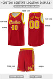 Custom Tank Top Chest Slash Patttern Double Side Sports Uniform Basketball Jersey For Adult