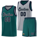 Custom Tank Top Chest Slash Patttern Sports Uniform Double Side Basketball Jersey For Adult