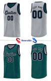 Custom Tank Top Chest Slash Patttern Sports Uniform Double Side Basketball Jersey For Adult