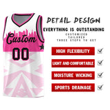 Custom White Personalized City Silhouette Pattern Sports Uniform Basketball Jersey