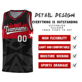 Custom Black Personalized City Silhouette Pattern Sports Uniform Basketball Jersey