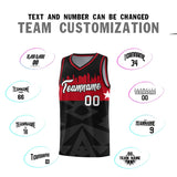 Custom Black Personalized City Silhouette Pattern Sports Uniform Basketball Jersey