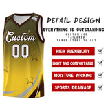 Custom Tailor Made Gradient Star Graffiti Pattern Sports Uniform Basketball Jersey For Unisex