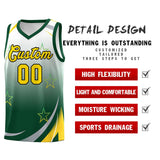 Custom Tailor Made Gradient Star Graffiti Pattern Sports Uniform Basketball Jersey For Adult