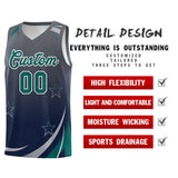 Custom Tailor Made Gradient Star Graffiti Pattern Sports Uniform Basketball Jersey For Youth