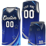 Custom Tailor Made Gradient Star Graffiti Pattern Sports Uniform Basketball Jersey For Adult