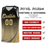 Custom Tailor Made Gradient Star Graffiti Pattern Sports Uniform Basketball Jersey For Unisex