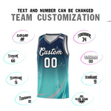 Custom Tailor Made Gradient Star Graffiti Pattern Sports Uniform Basketball Jersey For Unisex