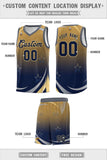 Custom Tailor Made Gradient Star Graffiti Pattern Sports Uniform Basketball Jersey For Unisex