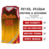 Custom Tailor Made Gradient Star Graffiti Pattern Sports Uniform Basketball Jersey For Adult