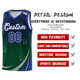 Custom Tailor Made Gradient Star Graffiti Pattern Sports Uniform Basketball Jersey For Youth