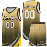 Custom Tailor Made Gradient Star Graffiti Pattern Sports Uniform Basketball Jersey For Unisex