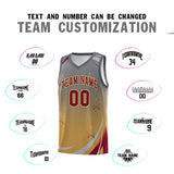Custom Individualized Gradient Star Graffiti Pattern Sports Uniform Basketball Jersey Add Logo Number