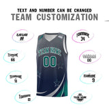 Custom Individualized Gradient Star Graffiti Pattern Sports Uniform Basketball Jersey Text Logo Number