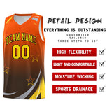Custom Individualized Gradient Star Graffiti Pattern Sports Uniform Basketball Jersey Text Logo Number