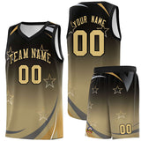 Custom Individualized Gradient Star Graffiti Pattern Sports Uniform Basketball Jersey Add Logo Number