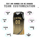 Custom Individualized Gradient Star Graffiti Pattern Sports Uniform Basketball Jersey Add Logo Number