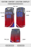 Custom Individualized Gradient Star Graffiti Pattern Sports Uniform Basketball Jersey Printed Logo Number
