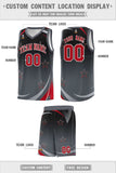 Custom Individualized Gradient Star Graffiti Pattern Sports Uniform Basketball Jersey Text Logo Number