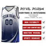 Custom Individualized Gradient Star Graffiti Pattern Sports Uniform Basketball Jersey Add Logo Number
