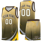 Custom Individualized Gradient Star Graffiti Pattern Sports Uniform Basketball Jersey Add Logo Number