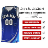 Custom Personalized Gradient Star Graffiti Pattern Sports Uniform Basketball Jersey Printed Logo Number