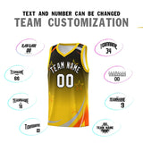 Custom Personalized Gradient Star Graffiti Pattern Sports Uniform Basketball Jersey Printed Logo Number