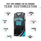 Custom Personalized Gradient Star Graffiti Pattern Sports Uniform Basketball Jersey Add Logo Number
