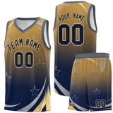 Custom Personalized Gradient Star Graffiti Pattern Sports Uniform Basketball Jersey Add Logo Number