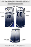 Custom Personalized Gradient Star Graffiti Pattern Sports Uniform Basketball Jersey Add Logo Number
