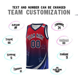 Custom Personalized Gradient Star Graffiti Pattern Sports Uniform Basketball Jersey Text Logo Number