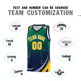 Custom Personalized Gradient Star Graffiti Pattern Sports Uniform Basketball Jersey Add Logo Number