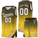Custom Tank Top Gradient Star Graffiti Pattern Sports Uniform Basketball Jersey For Unisex