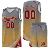 Custom Tank Top Gradient Star Graffiti Pattern Sports Uniform Basketball Jersey For Unisex