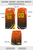 Custom Tank Top Gradient Star Graffiti Pattern Sports Uniform Basketball Jersey For Youth