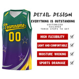Custom Tank Top Gradient Star Graffiti Pattern Sports Uniform Basketball Jersey For Adult