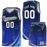Custom Tank Top Gradient Star Graffiti Pattern Sports Uniform Basketball Jersey For Adult
