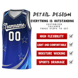 Custom Tank Top Gradient Star Graffiti Pattern Sports Uniform Basketball Jersey For Adult