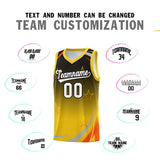 Custom Tank Top Gradient Star Graffiti Pattern Sports Uniform Basketball Jersey For Adult