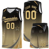 Custom Tank Top Gradient Star Graffiti Pattern Sports Uniform Basketball Jersey For Unisex