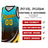 Custom Tank Top Gradient Star Graffiti Pattern Sports Uniform Basketball Jersey For Youth