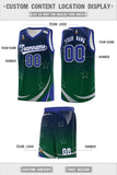 Custom Tank Top Gradient Star Graffiti Pattern Sports Uniform Basketball Jersey For Youth