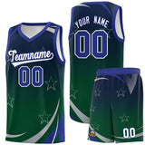Custom Tank Top Gradient Star Graffiti Pattern Sports Uniform Basketball Jersey For Youth