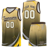 Custom Tank Top Gradient Star Graffiti Pattern Sports Uniform Basketball Jersey For Unisex