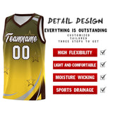 Custom Traditional Gradient Star Graffiti Pattern Sports Uniform Basketball Jersey Add Logo Number