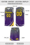 Custom Traditional Gradient Star Graffiti Pattern Sports Uniform Basketball Jersey Printed Logo Number