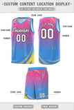 Custom Traditional Gradient Star Graffiti Pattern Sports Uniform Basketball Jersey Text Logo Number
