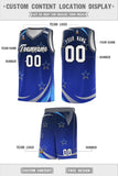 Custom Traditional Gradient Star Graffiti Pattern Sports Uniform Basketball Jersey Printed Logo Number