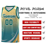 Custom Traditional Gradient Star Graffiti Pattern Sports Uniform Basketball Jersey Printed Logo Number