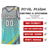 Custom Traditional Gradient Star Graffiti Pattern Sports Uniform Basketball Jersey Printed Logo Number